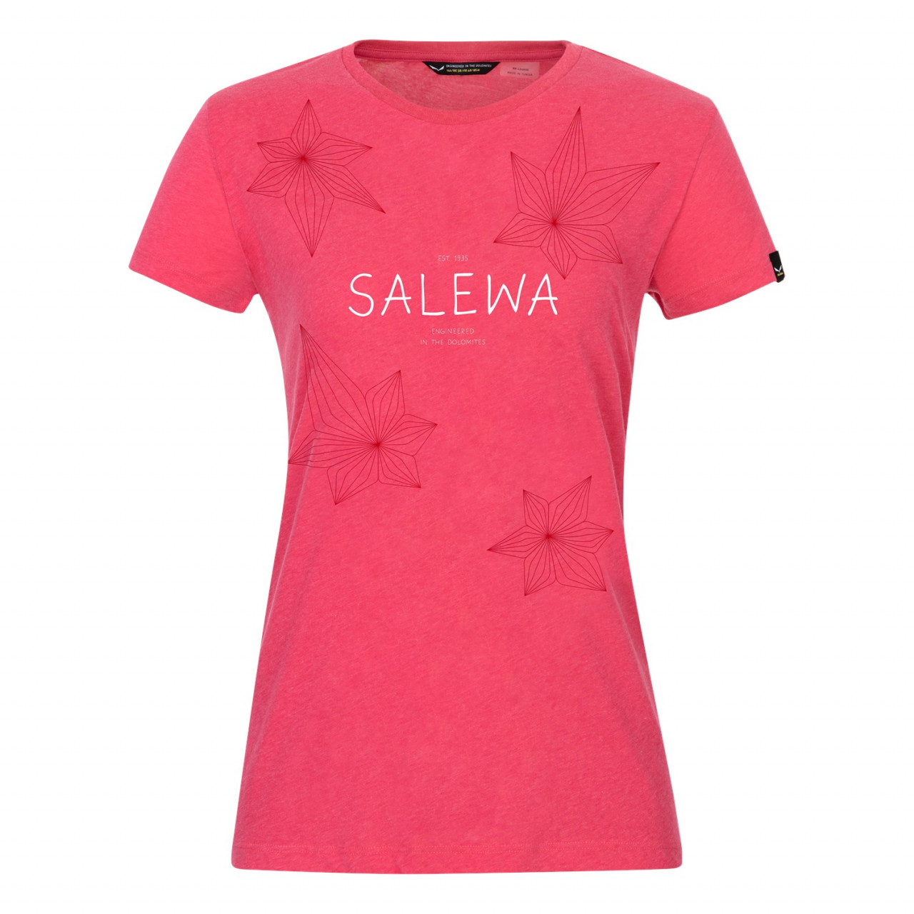 Salewa Geometric Dry Bayan T-Shirts Pembe Türkiye 817645UDR